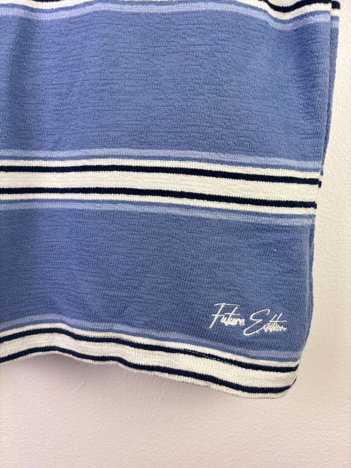 George Blue Stripe Knit T-Shirt 5-6 Years-Tops-Second Snuggle Preloved
