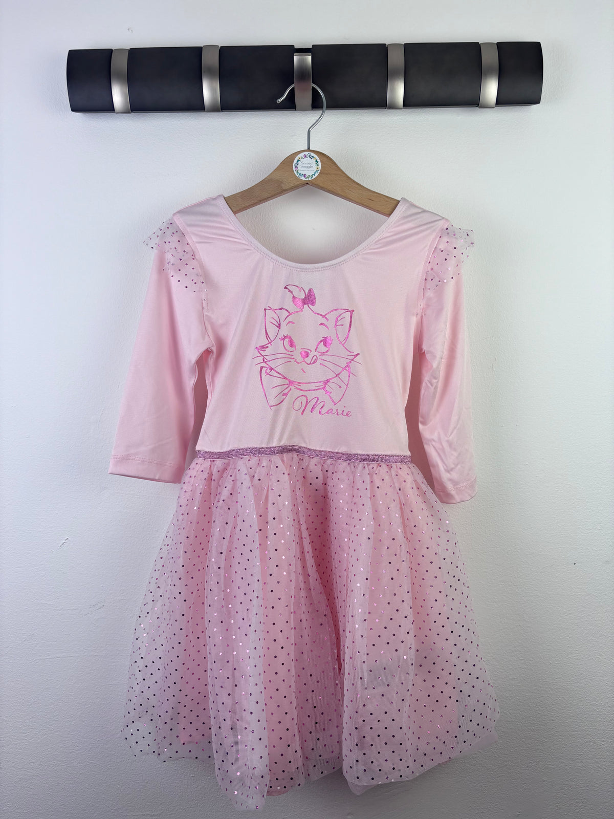 Pep & Co Pink Marie Dress Sparkle Age 8-9 Years-Dresses-Second Snuggle Preloved
