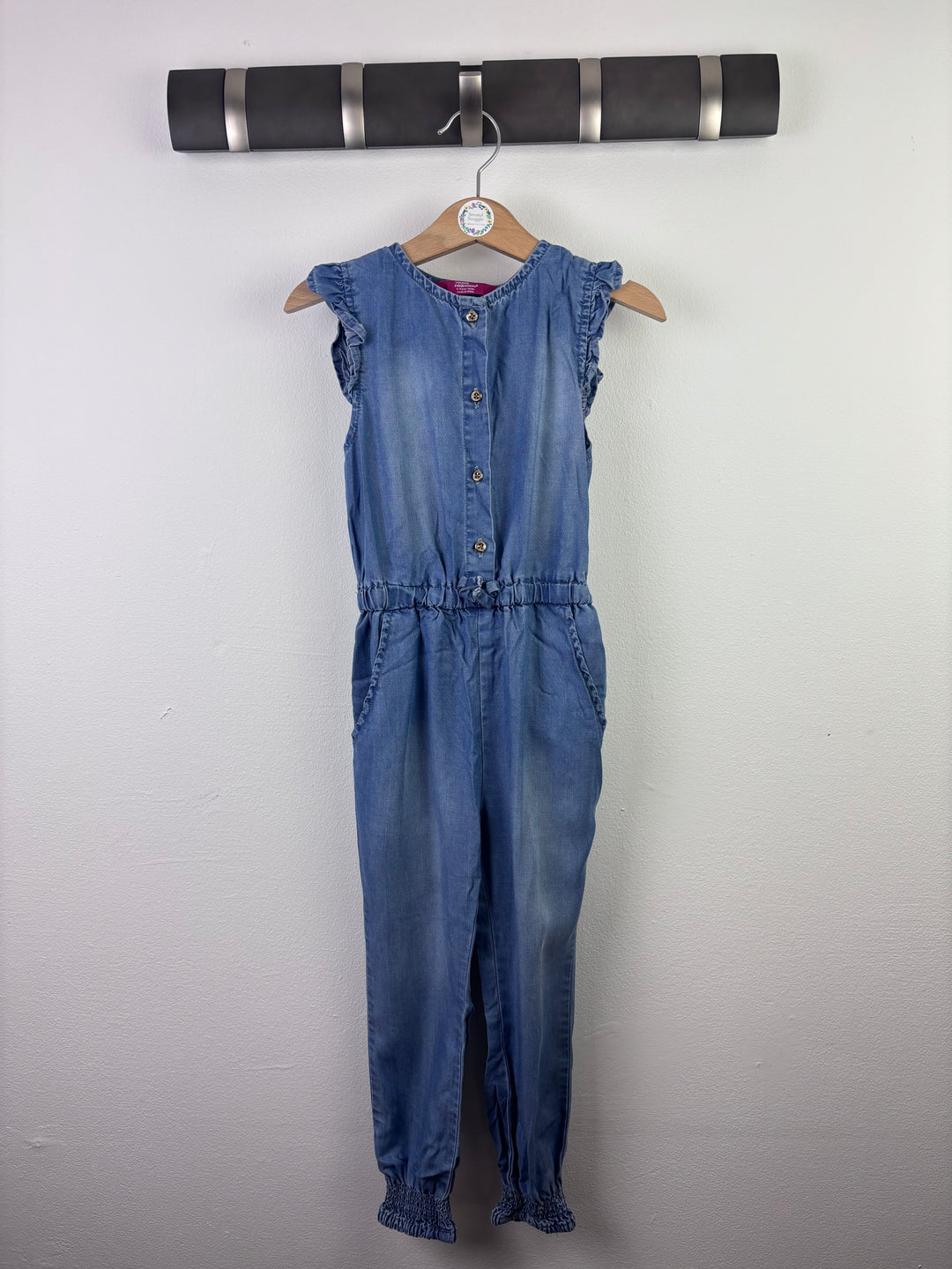 Primark Denim Jumpsuit Sleeveless Age 4-5 Years-Jump Suits-Second Snuggle Preloved