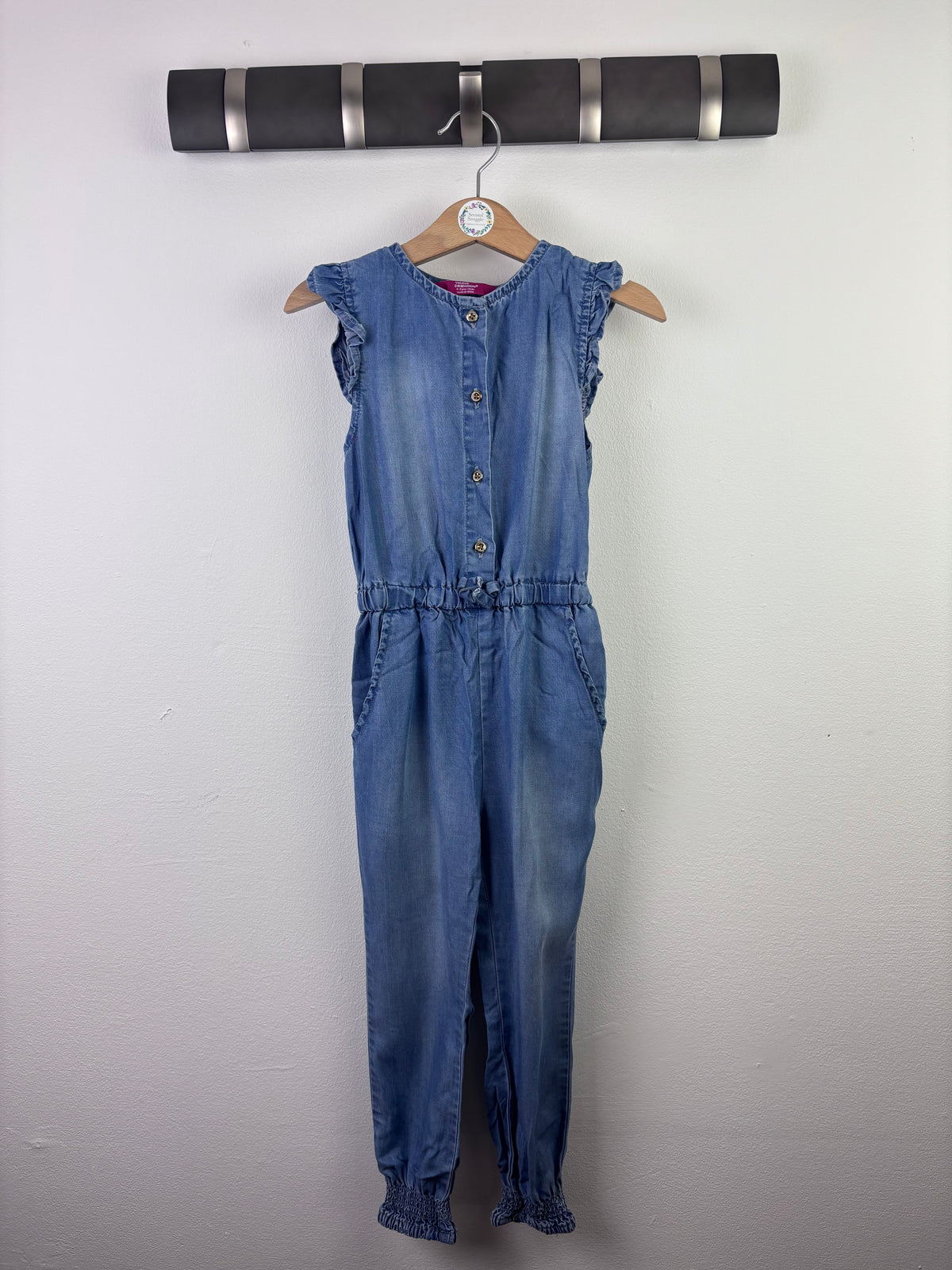 Primark Denim Jumpsuit Sleeveless Age 4-5 Years-Jump Suits-Second Snuggle Preloved