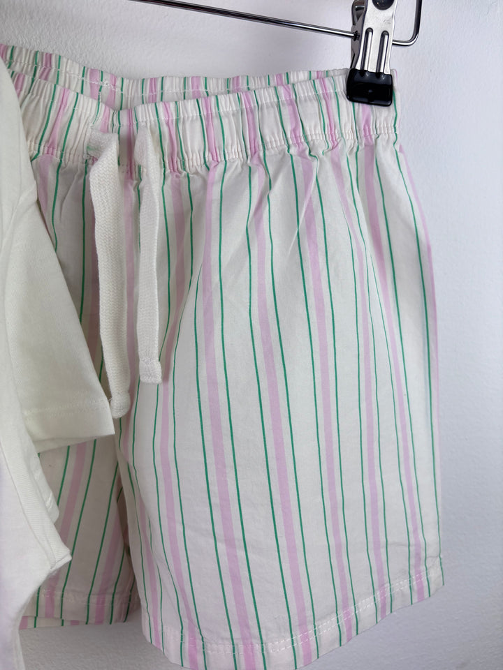 M&S Cream Berry Sweet Pyjama Set-Night Wear-Second Snuggle Preloved