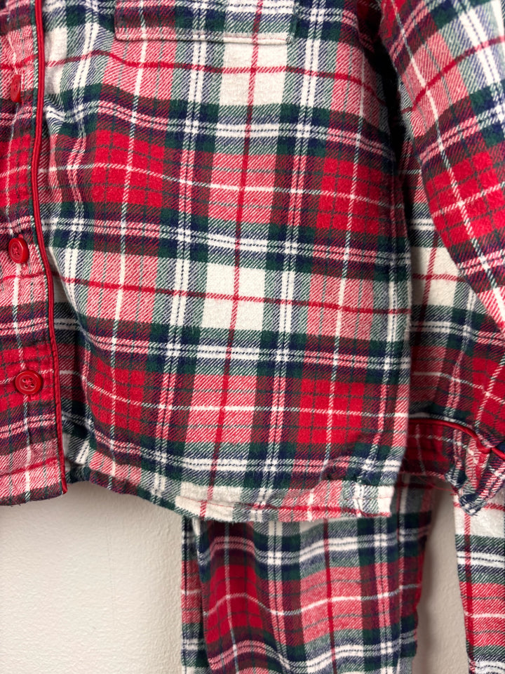 M&S Red Tartan Christmas Pyjamas 5-6 Years