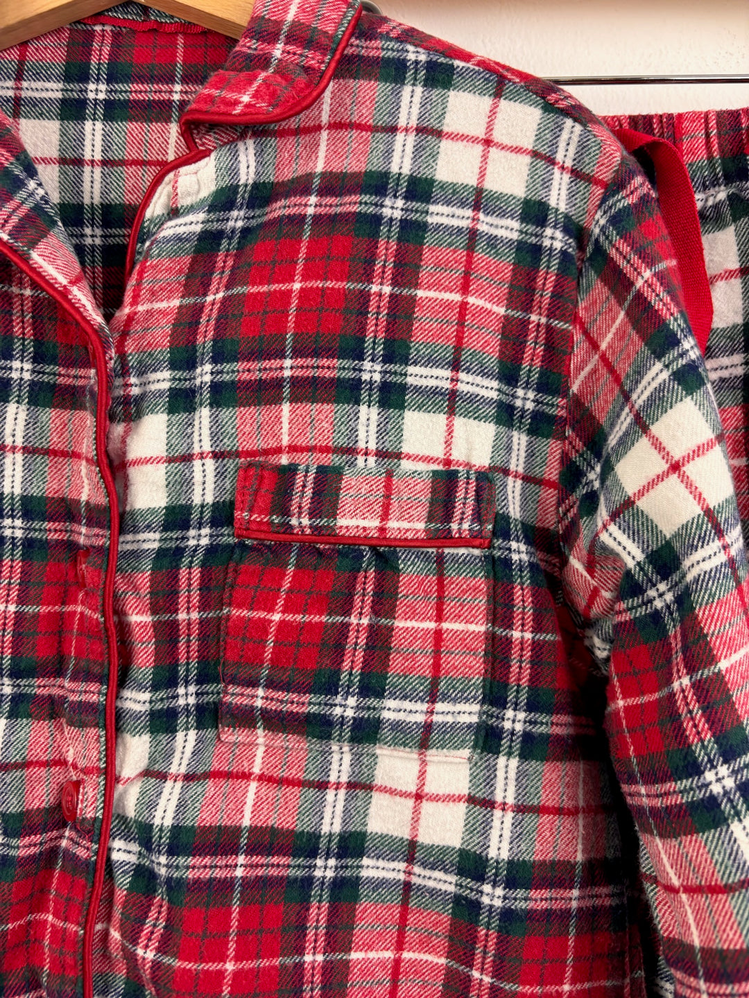 M&S Red Tartan Christmas Pyjamas 5-6 Years