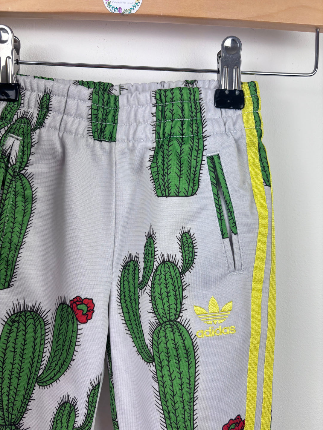 Adidas X Mini Rodini Grey Cactus Print Tracksuit 9-12 Months-Sets-Second Snuggle Preloved
