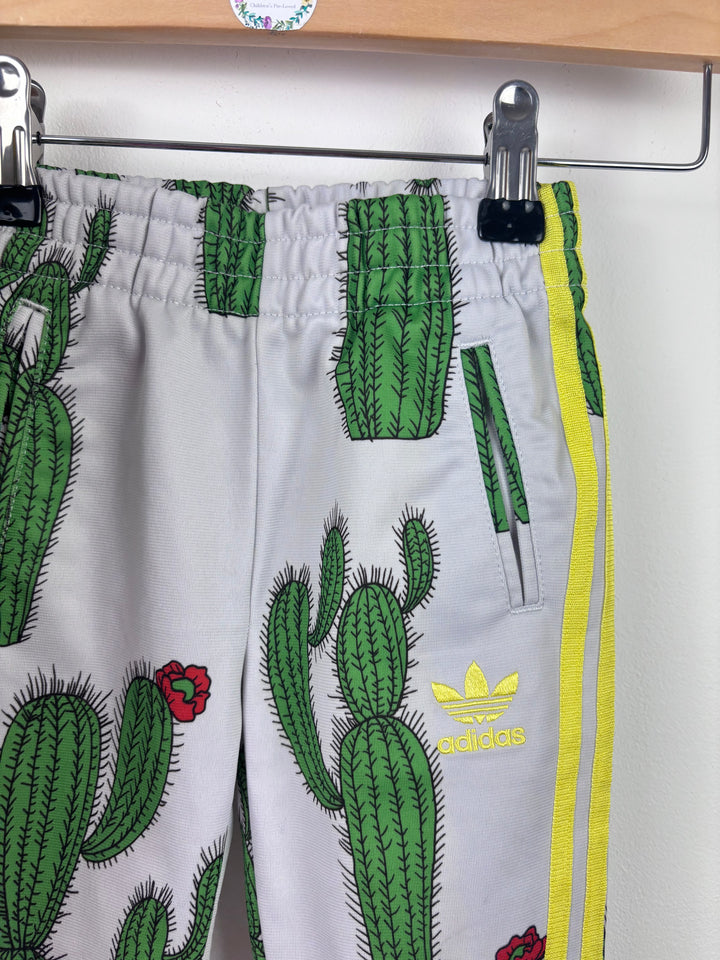 Adidas X Mini Rodini Grey Cactus Print Tracksuit 9-12 Months-Sets-Second Snuggle Preloved