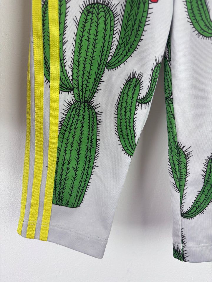 Adidas X Mini Rodini Grey Cactus Print Tracksuit 9-12 Months-Sets-Second Snuggle Preloved