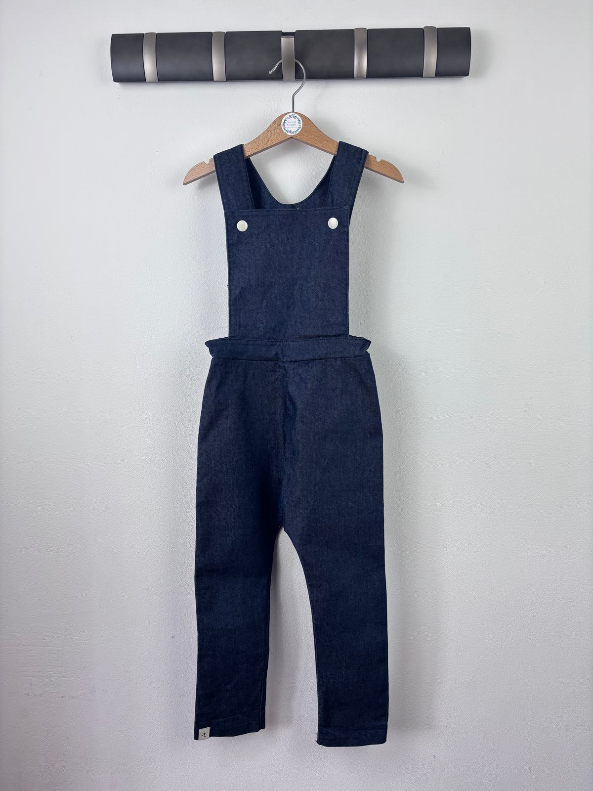 Alba Dark Denim Dungarees 110 (4-5 Years)-Dungarees-Second Snuggle Preloved