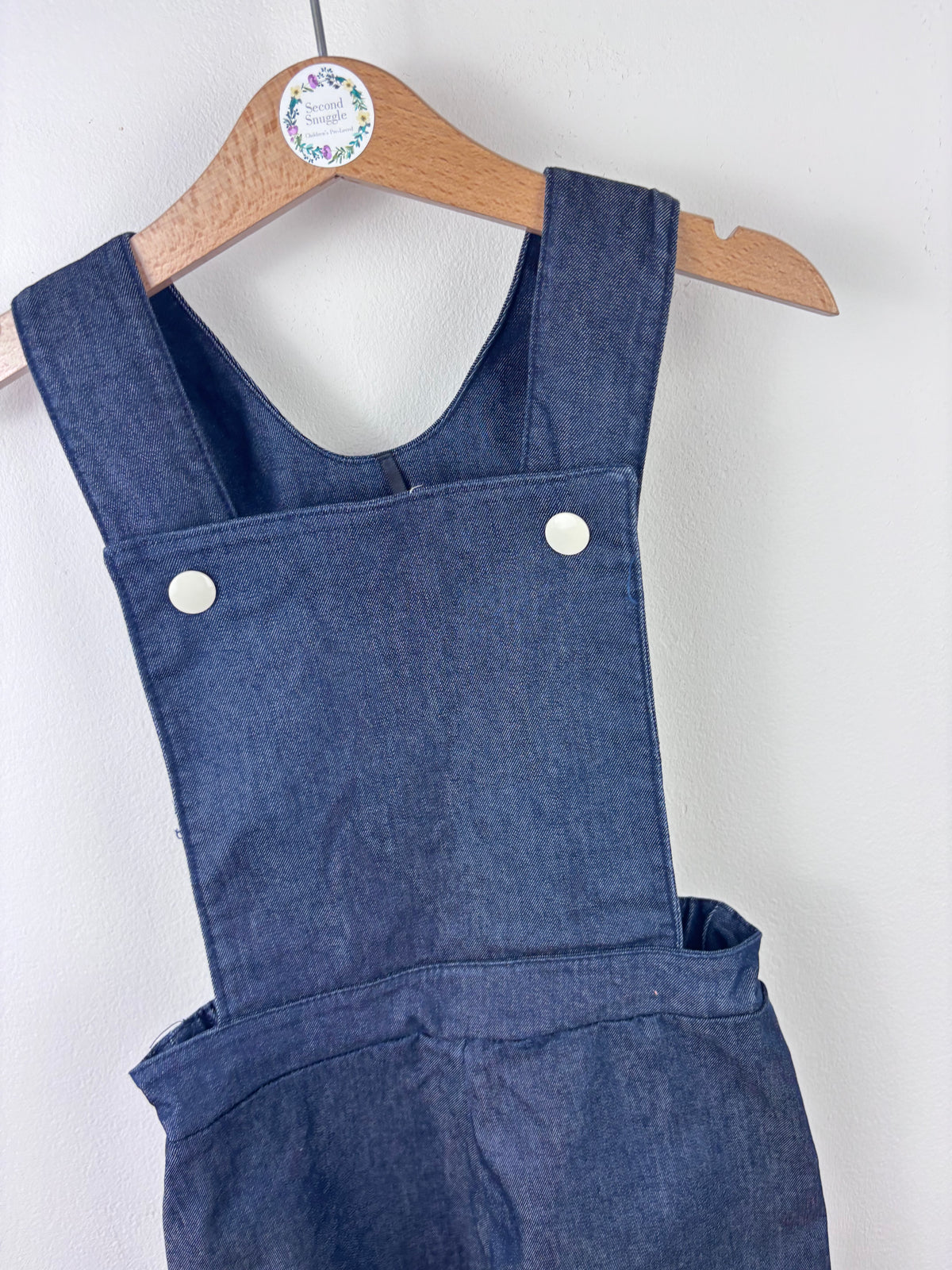 Alba Dark Denim Dungarees 110 (4-5 Years)-Dungarees-Second Snuggle Preloved