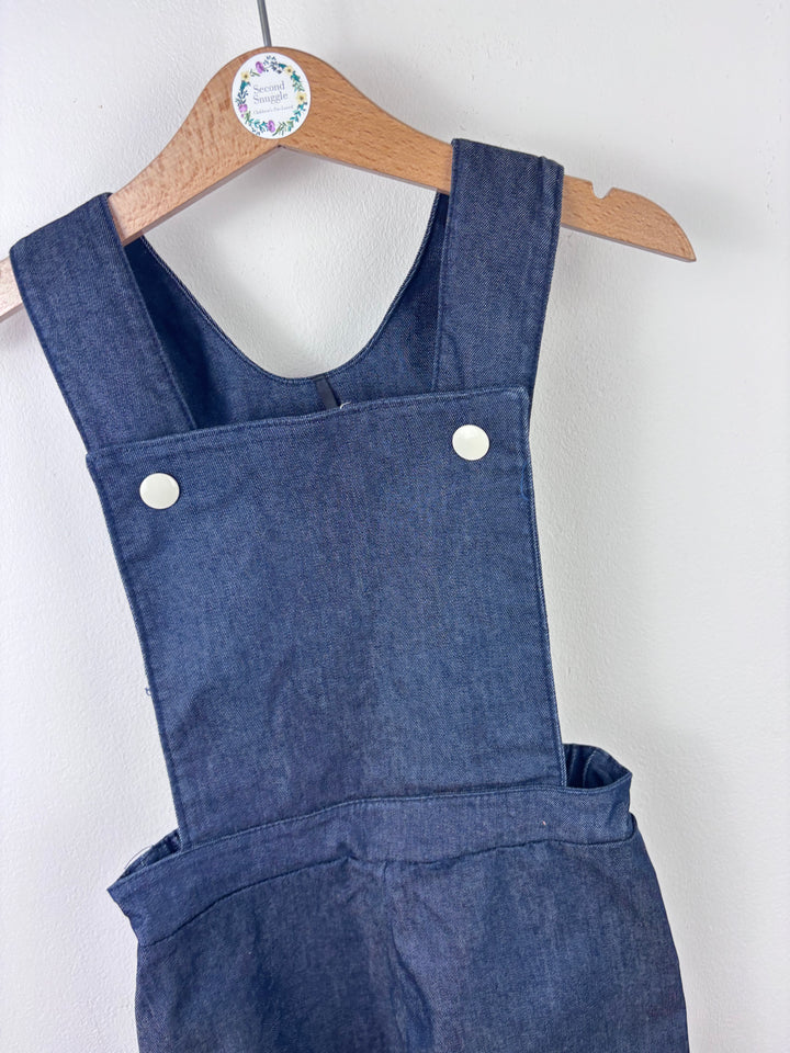 Alba Dark Denim Dungarees 110 (4-5 Years)-Dungarees-Second Snuggle Preloved