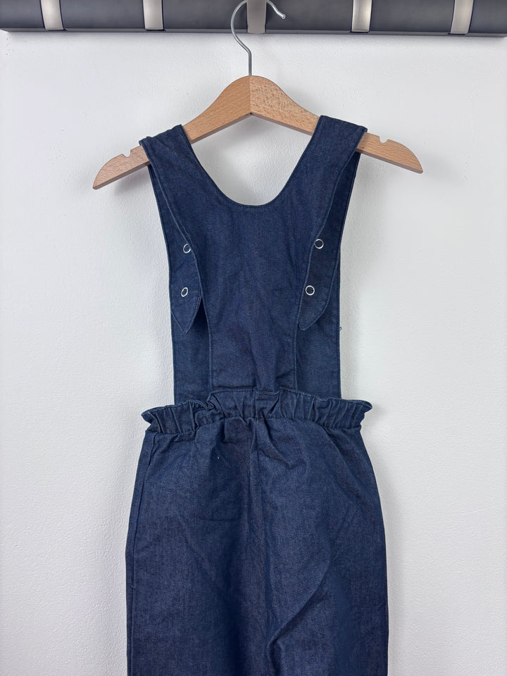 Alba Dark Denim Dungarees 110 (4-5 Years)-Dungarees-Second Snuggle Preloved