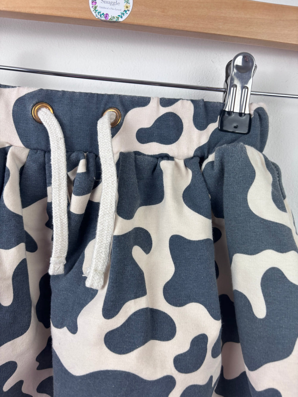 Dear Sophie Black And White Cow Print Skirt 110/116 (5-6 Years)-Skirts-Second Snuggle Preloved