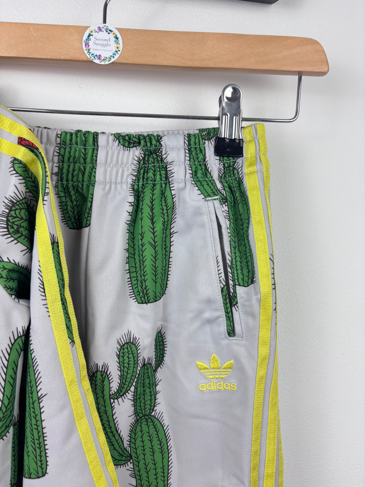 Adidas X Mini Rodini Grey Cactus Print Tracksuit 4-5 Years-Sets-Second Snuggle Preloved