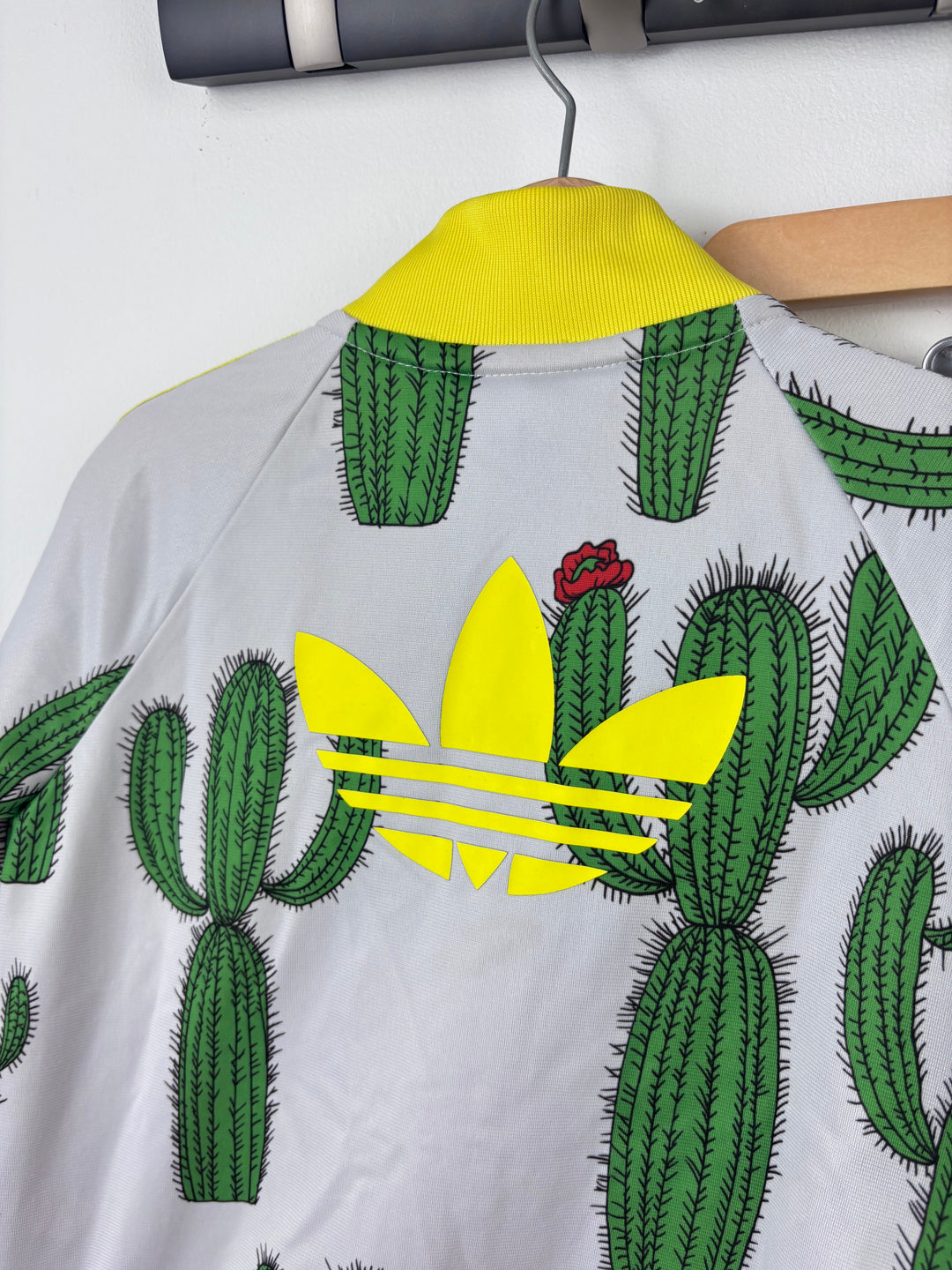 Adidas X Mini Rodini Grey Cactus Print Tracksuit 4-5 Years-Sets-Second Snuggle Preloved