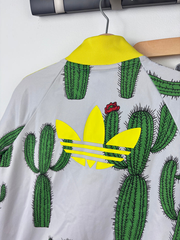 Adidas X Mini Rodini Grey Cactus Print Tracksuit 4-5 Years-Sets-Second Snuggle Preloved
