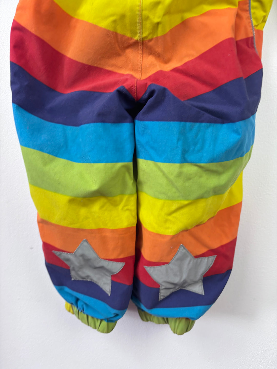 Molo Polaris Rainbow Stripe Snowsuit 92 cm (18-24 Months)-Snow Suits-Second Snuggle Preloved