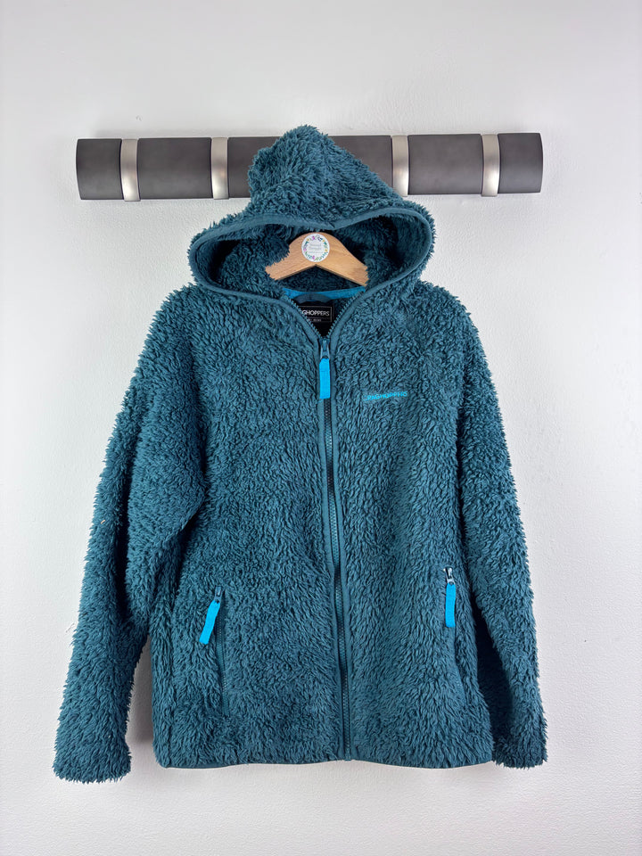Craghoppers Teal Hooded Fleece 9-10 Years-Fleeces-Second Snuggle Preloved