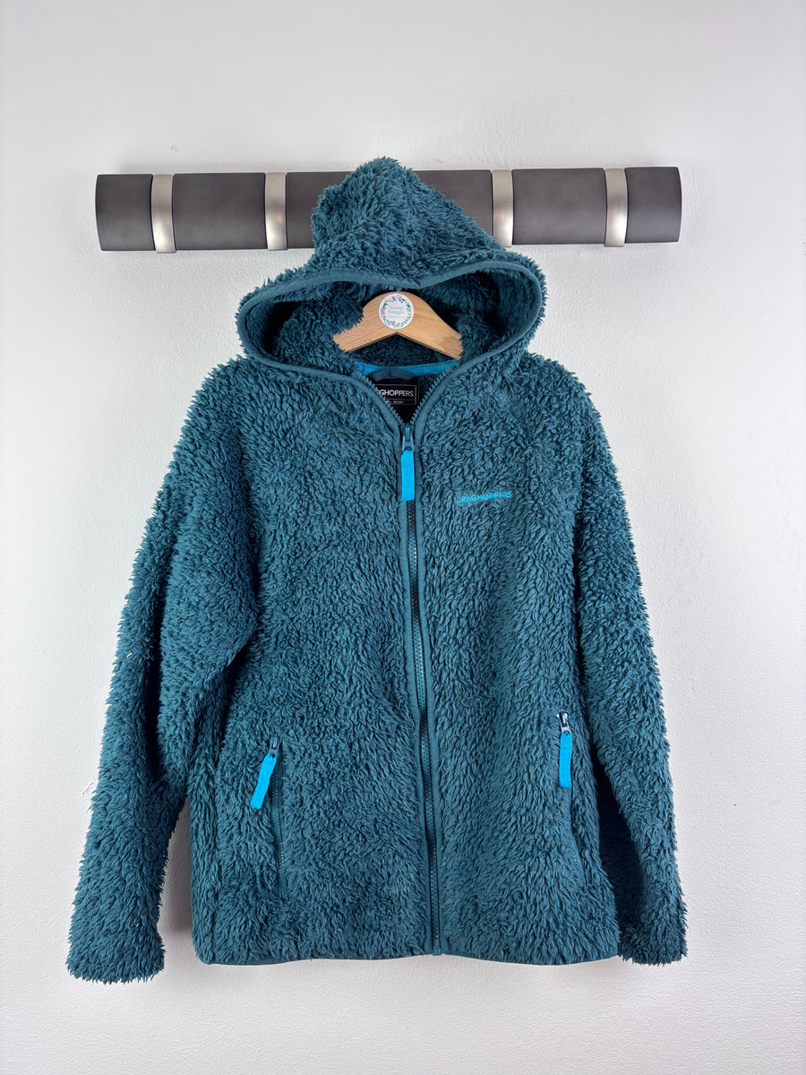 Craghoppers Teal Hooded Fleece 9-10 Years-Fleeces-Second Snuggle Preloved