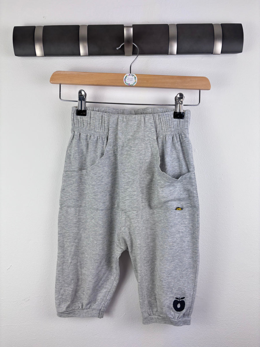 Smafolk Grey Cropped Joggers 5-6 Years-Shorts-Second Snuggle Preloved