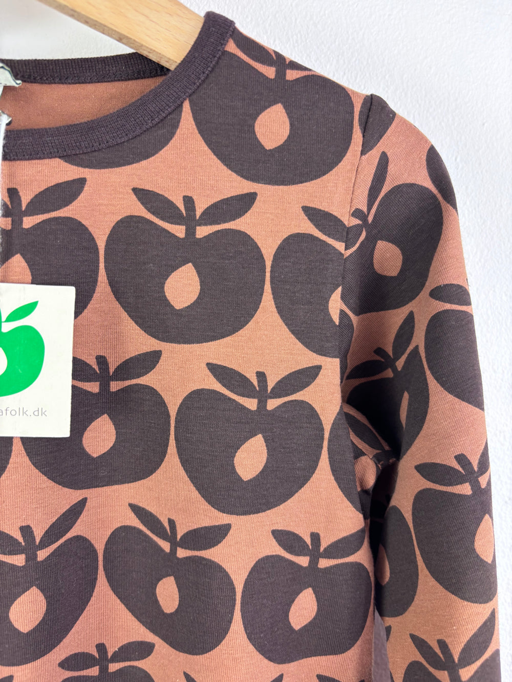 Smafolk Brown Apple Long Sleeve Top 4-5 Years 110-Tops-Second Snuggle Preloved