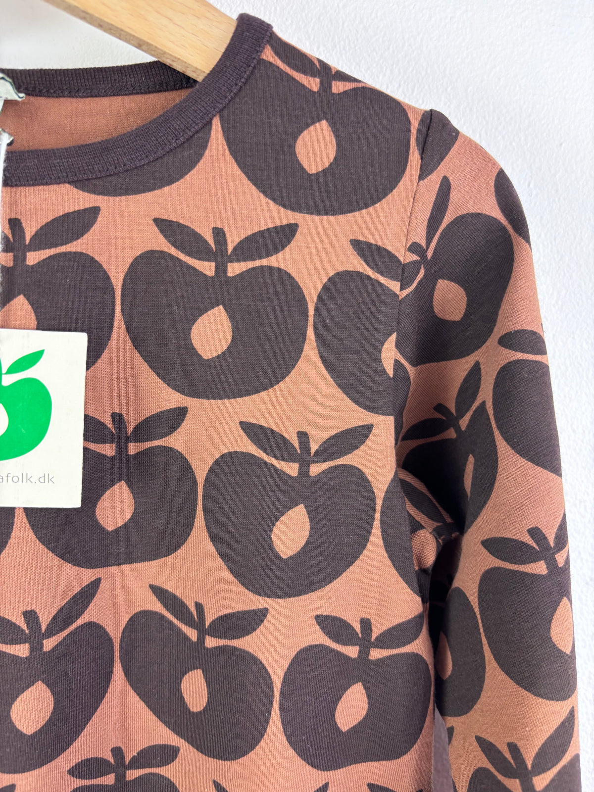 Smafolk Brown Apple Long Sleeve Top 4-5 Years 110-Tops-Second Snuggle Preloved