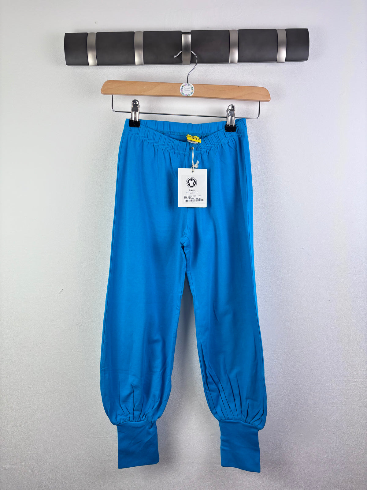 More Than A Fling Blue Cuffed Trousers 4-6 Years 110/116-Trousers-Second Snuggle Preloved