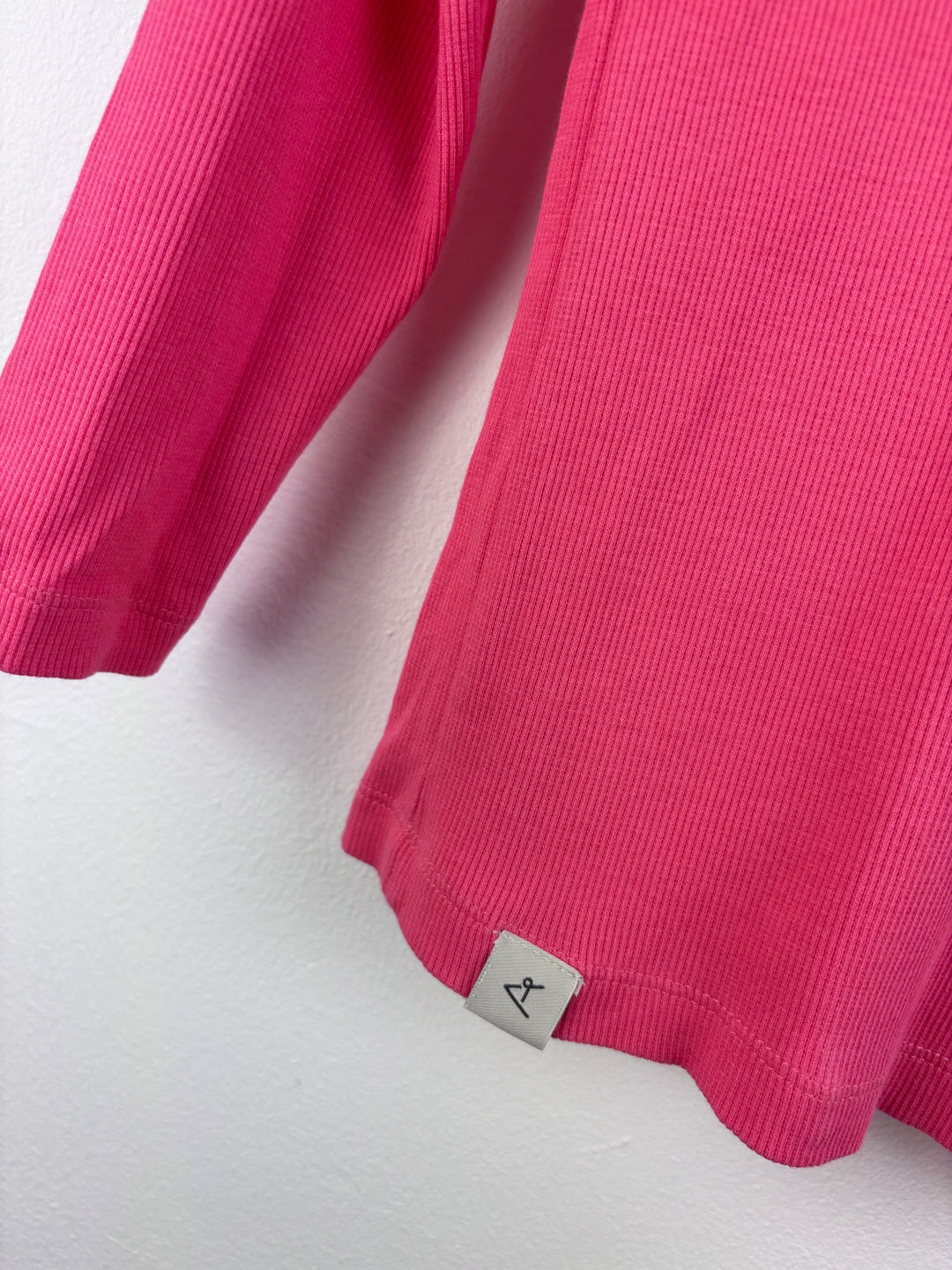 Alba Pink Ribbed Heart Roll Neck Top 5-6 Years 116-Tops-Second Snuggle Preloved