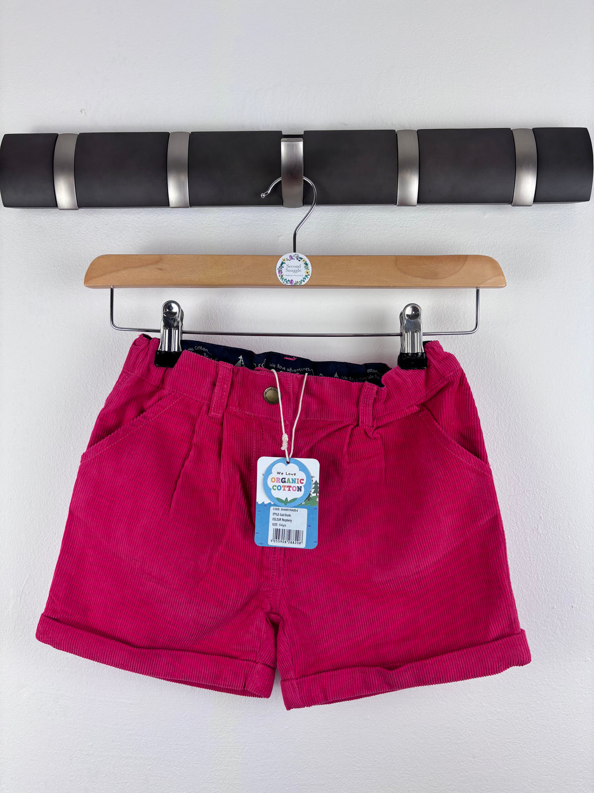 Frugi Pink Corduroy Shorts 5-6 Years-Shorts-Second Snuggle Preloved