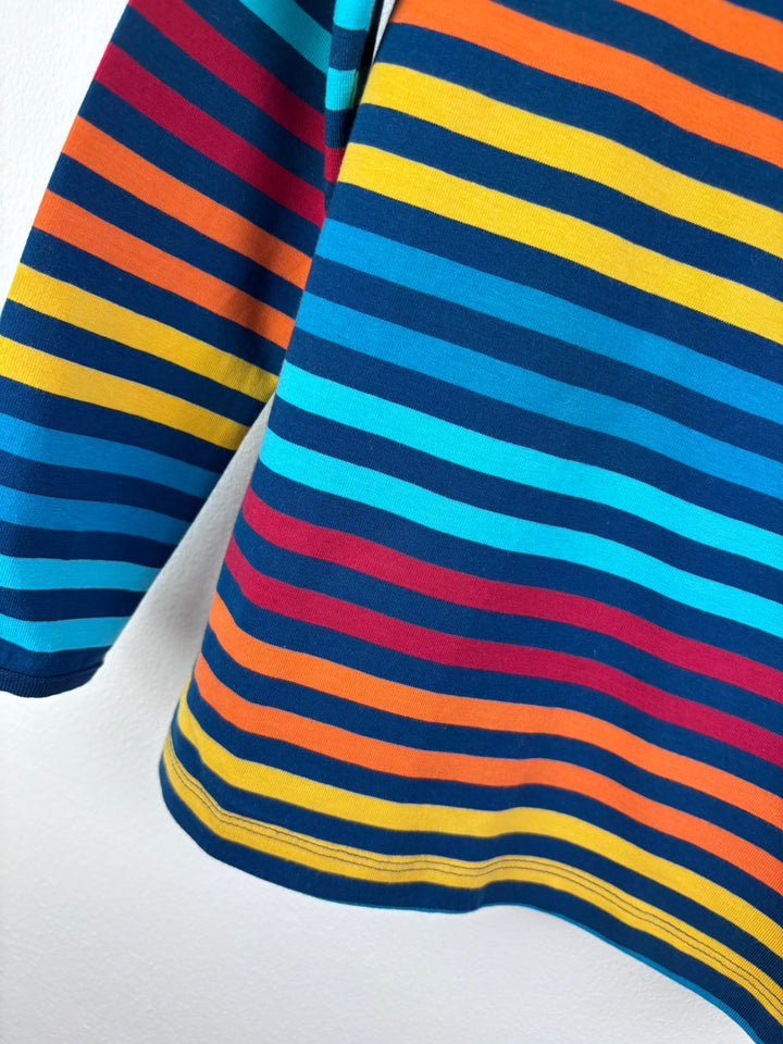 Villervalla Rainbow Stripe Long Sleeve Top 6-7 Years 122-Tops-Second Snuggle Preloved