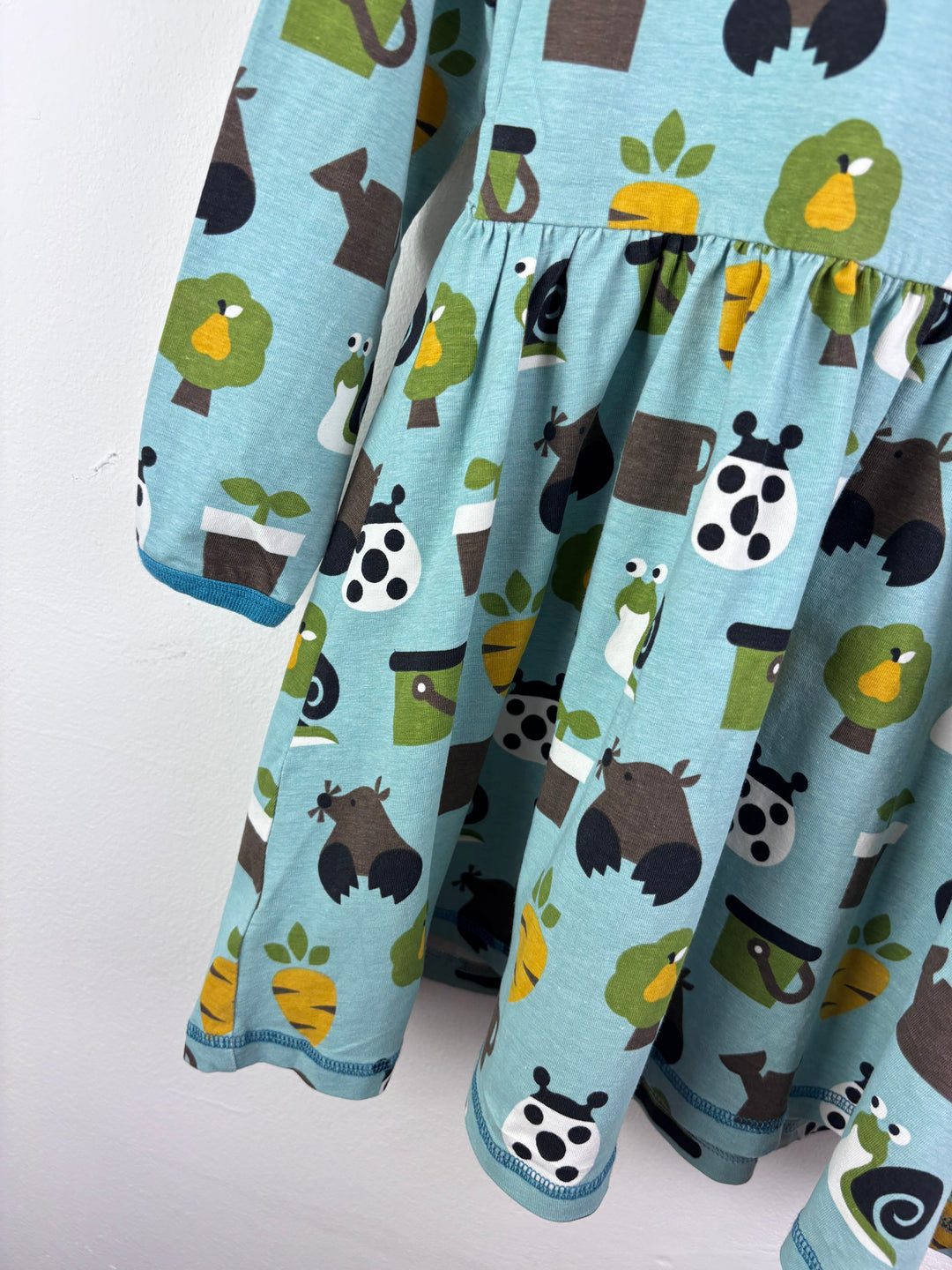 Maxomorra Garden Print Dress 4-6 Years 110/116-Dresses-Second Snuggle Preloved