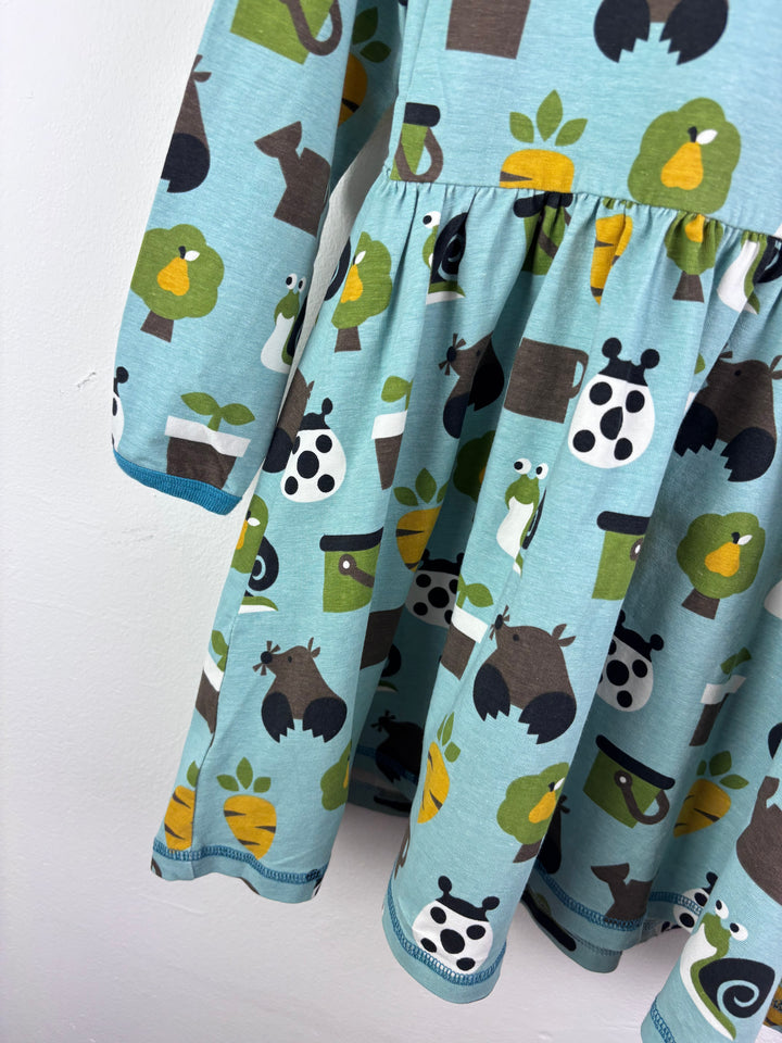 Maxomorra Garden Print Dress 4-6 Years 110/116-Dresses-Second Snuggle Preloved