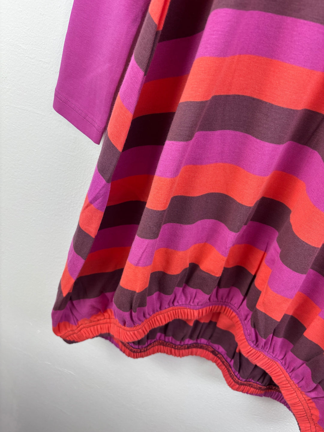 Freds World Purple Pink Stripe Balloon Dress 8 Years-Dresses-Second Snuggle Preloved