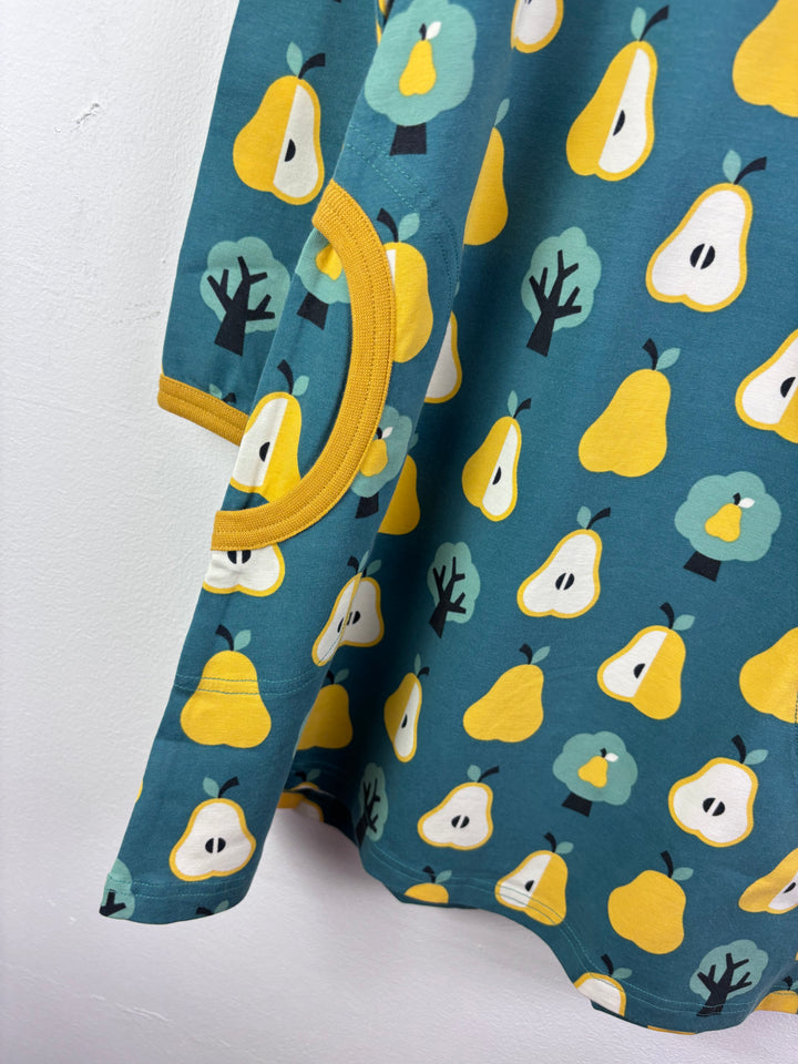 Maxomorra Pear Print Dress 5-6 Years-Dresses-Second Snuggle Preloved