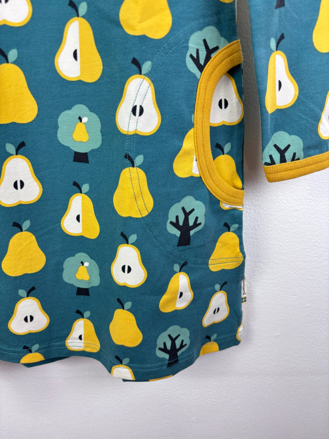 Maxomorra Pear Print Dress 5-6 Years-Dresses-Second Snuggle Preloved