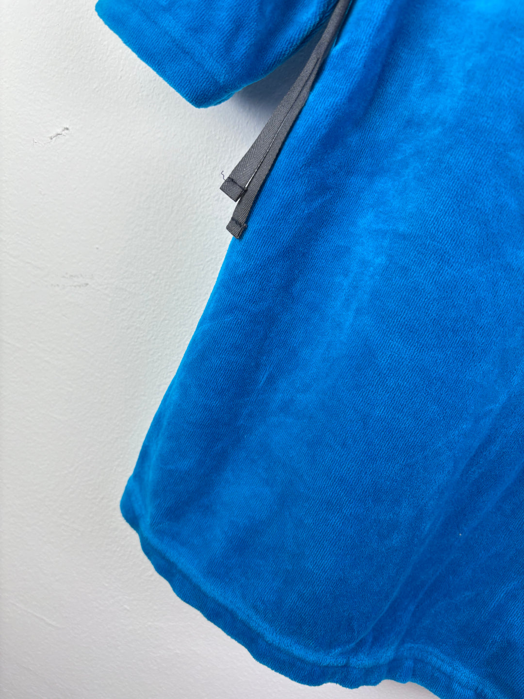 Alba Blue Velour Dress 4-5 Years 110-Dresses-Second Snuggle Preloved