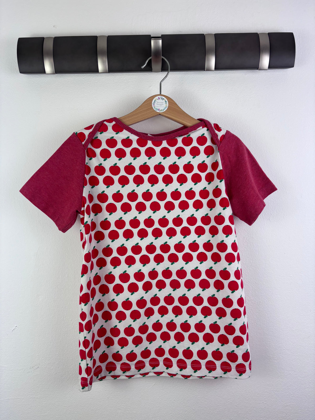 Fri Prussel Apple Print T-Shirt 6-8 Years 122-128-Tops-Second Snuggle Preloved