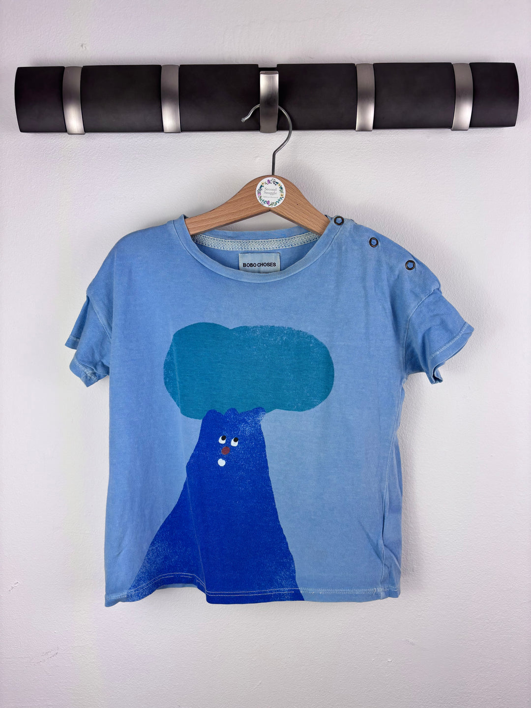 Bobo Choses Blue Graphic T-Shirt 2-3 Years-Tops-Second Snuggle Preloved