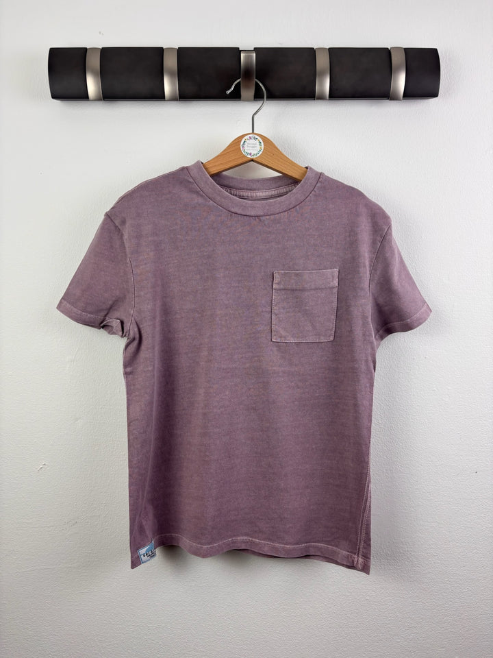 M&S Mauve Washed Pocket T-Shirt
