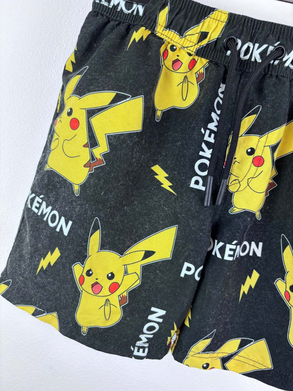 M&S Black Pokémon Swim Shorts 7-8 Years-Swimming-Second Snuggle Preloved
