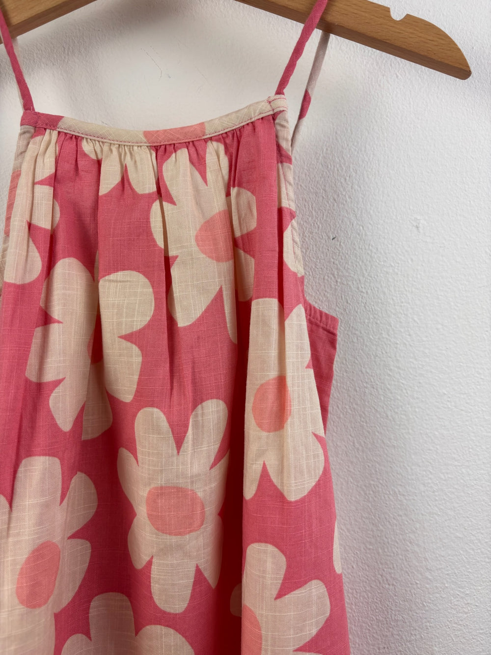 Next Pink Floral Strappy Summer Dress-Dresses-Second Snuggle Preloved
