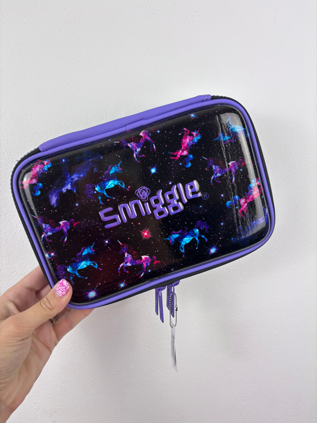 Smiggle Unicorn Print Pencil Case-Accessories-Second Snuggle Preloved
