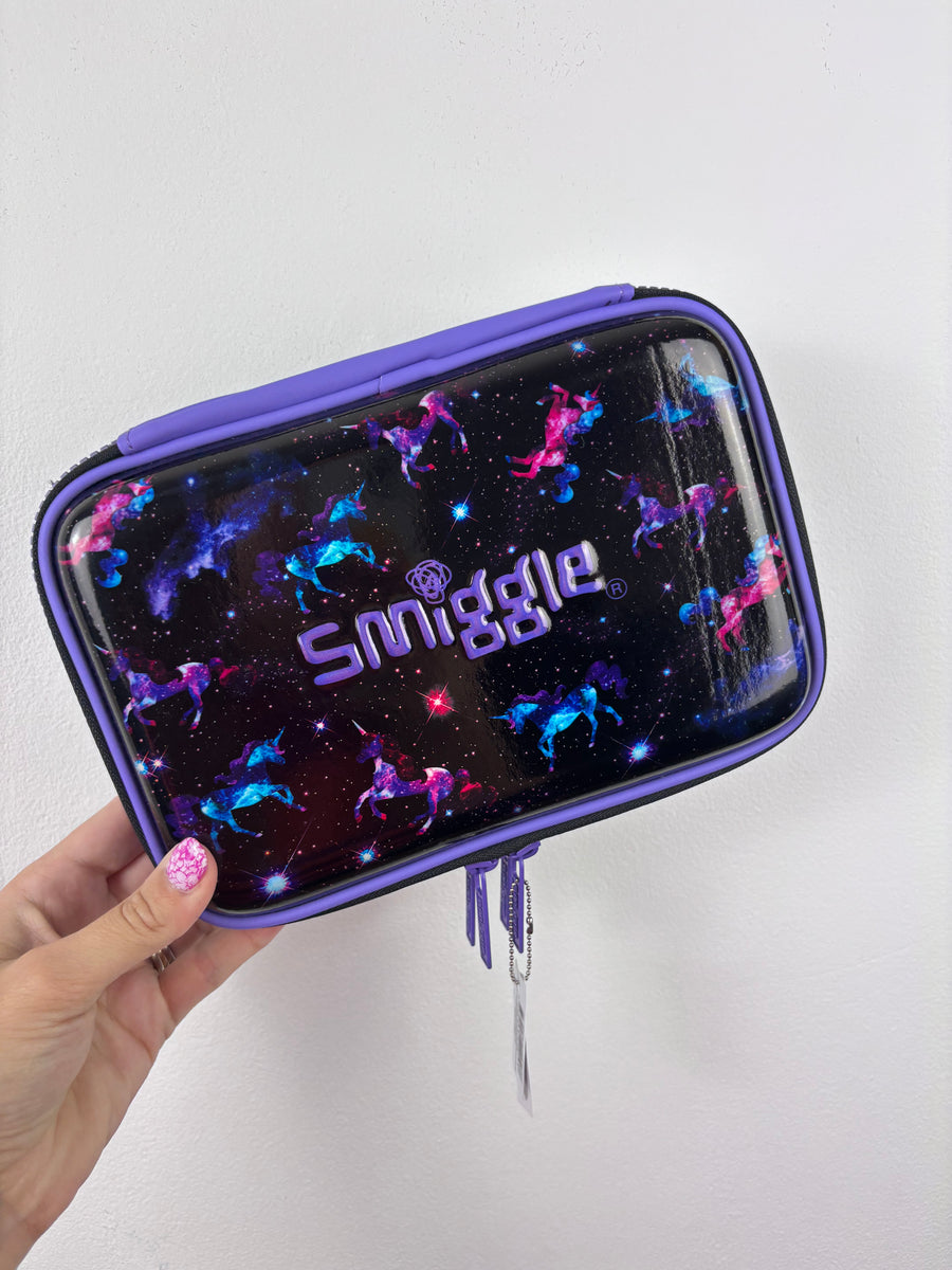 Smiggle Unicorn Print Pencil Case-Accessories-Second Snuggle Preloved