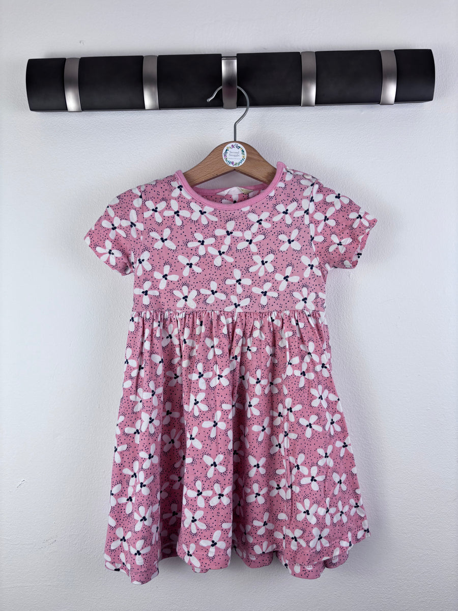 John Lewis Pink Floral Dress 12-18 Months-Dresses-Second Snuggle Preloved