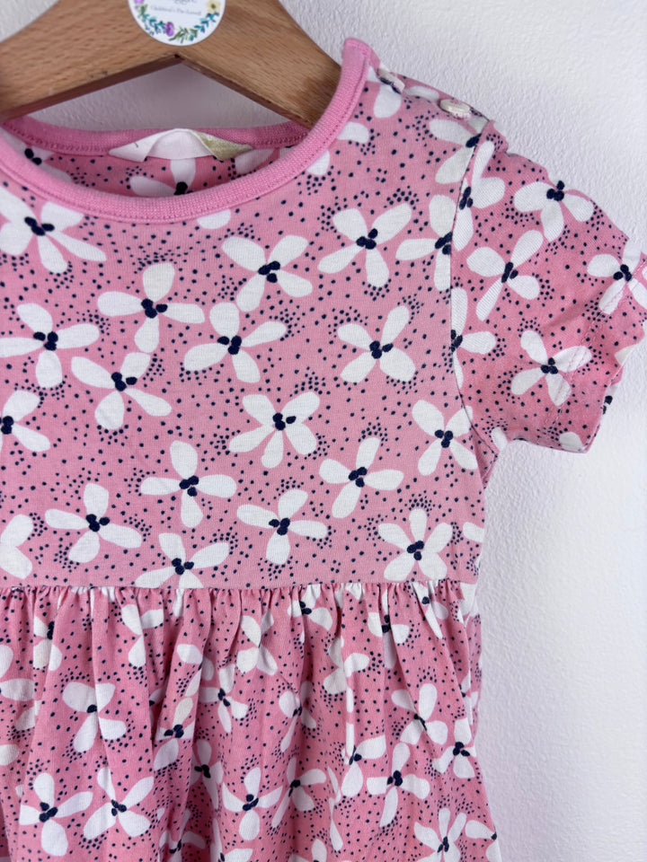 John Lewis Pink Floral Dress 12-18 Months-Dresses-Second Snuggle Preloved
