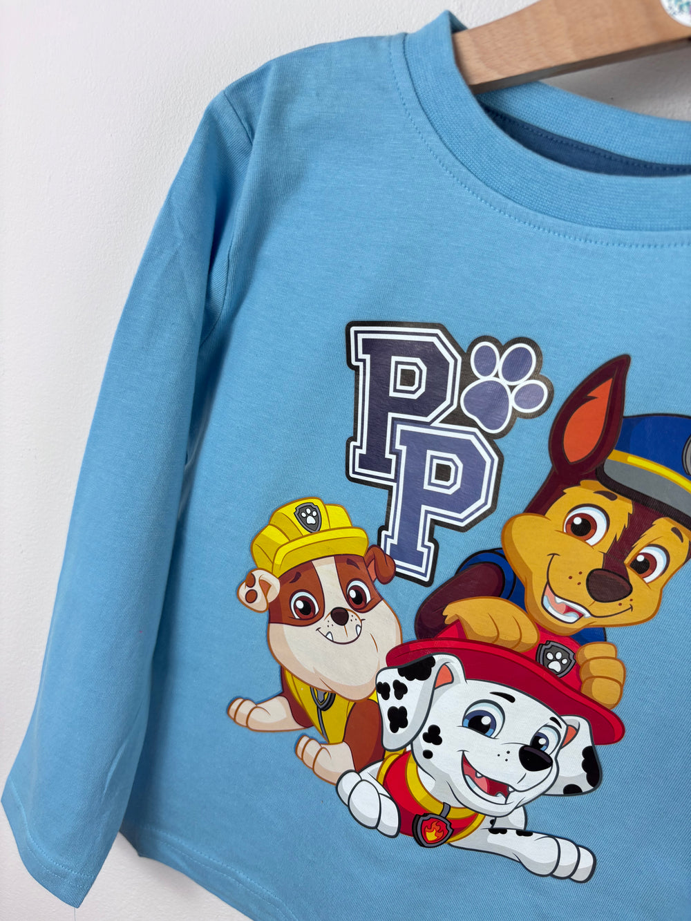 Paw Patrol Blue Character Pyjamas-Night Wear-Second Snuggle Preloved