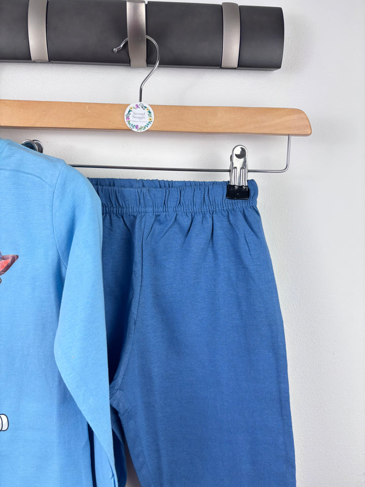 Paw Patrol Blue Character Pyjamas-Night Wear-Second Snuggle Preloved