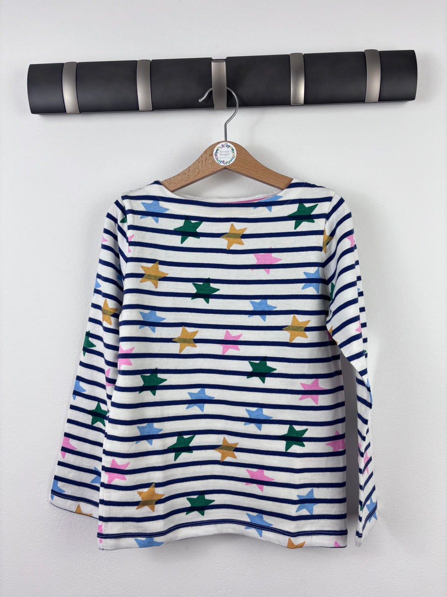 Boden Stripe and Star Long Sleeve Top-Tops-Second Snuggle Preloved