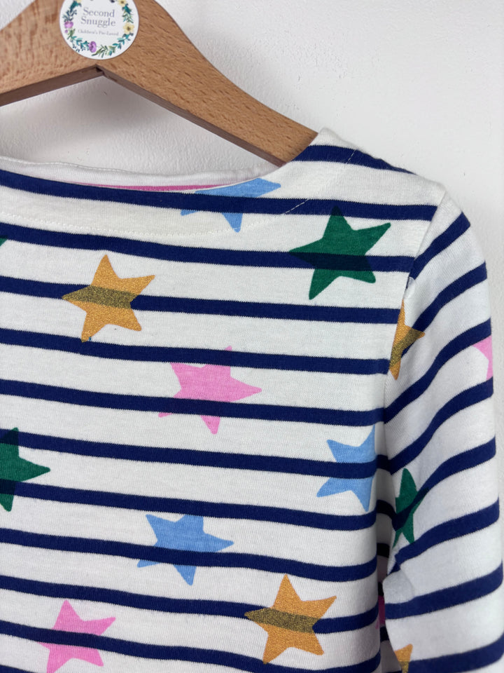 Boden Stripe and Star Long Sleeve Top-Tops-Second Snuggle Preloved