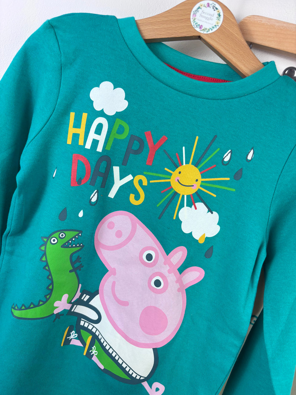 George Peppa Pig Pyjamas 4-5 Years-Night Wear-Second Snuggle Preloved