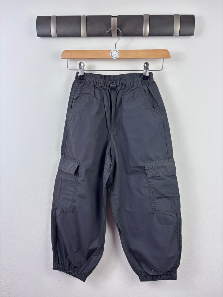 Next Black Cargo Trousers-Trousers-Second Snuggle Preloved
