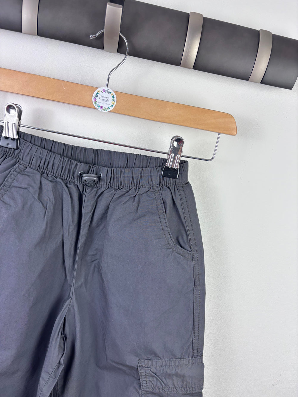 Next Black Cargo Trousers-Trousers-Second Snuggle Preloved
